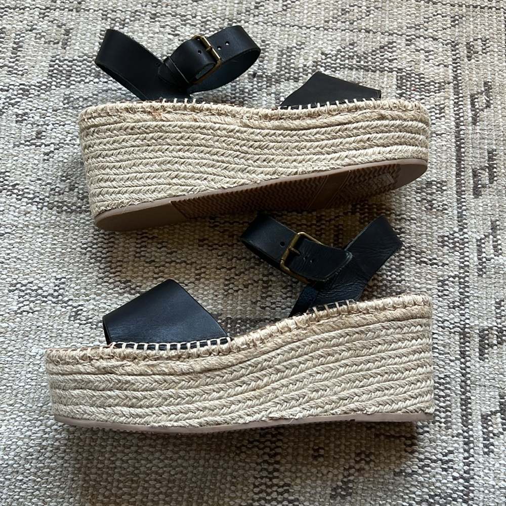 Soludos black flatforms 🖤NEVER BEEN WORN - Picture 2 of 7